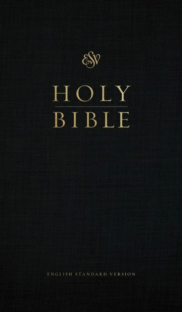 ESV Church Bible, Large Print, Red Letter, Black