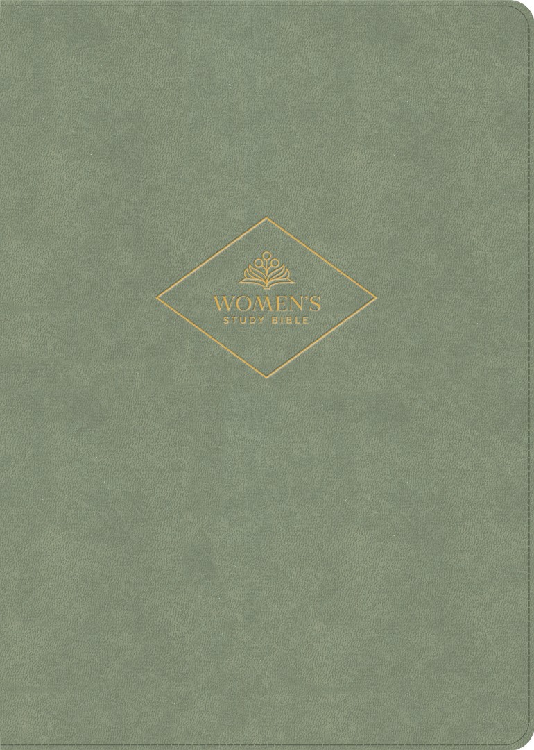 CSB Women's Study Bible, Sage Suedesoft