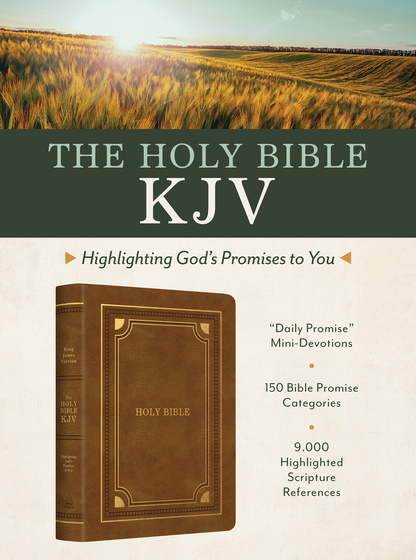KJV Bible: God's Promises [Gold/Camel]