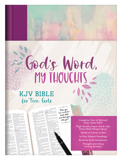 God'S Word My Thoughts Kjv Bible/Girls