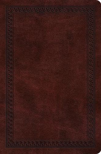 ESV Value Compact Bible, Mahogany, Border Design