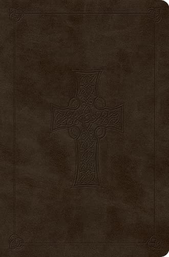 ESV Value Compact Bible, Olive, Celtic Cross Design