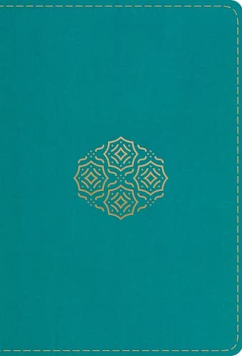 ESV Large Print Compact Bible, Red Letter, Teal
