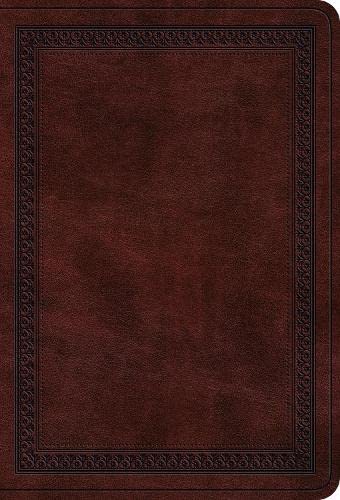 ESV Value Large Print Compact Bible, Mahogany