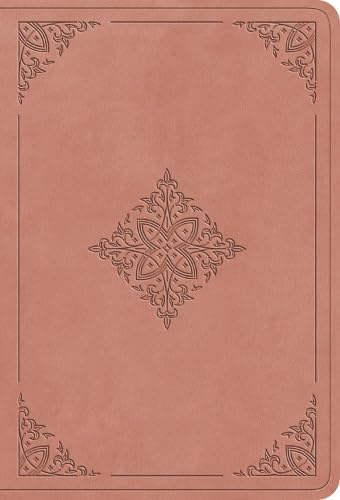 ESV Value Large Print Compact Bible, Blush Rose