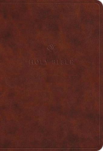ESV Value Large Print Compact Bible, Chestnut
