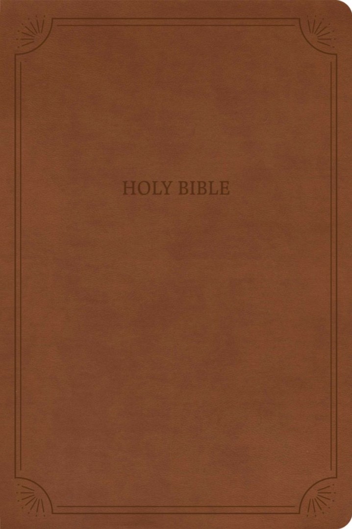 NASB Large Print Thinline Bible, Value Edition, Brown