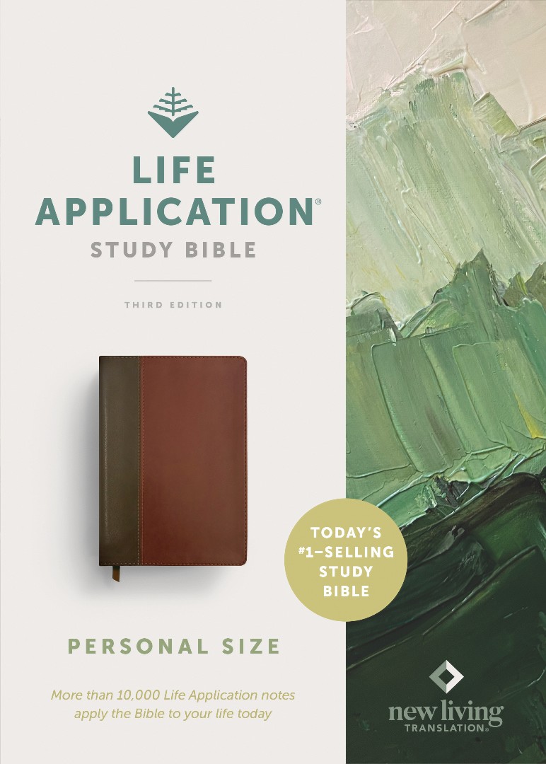 NLT Life Application Study Bible, Third Edition, Mahaogany
