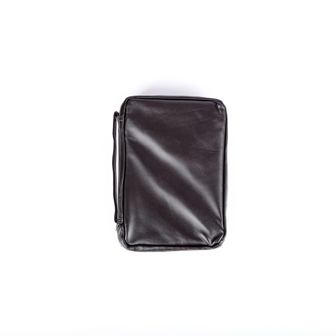 Bible Cover Lambskin Brown Large