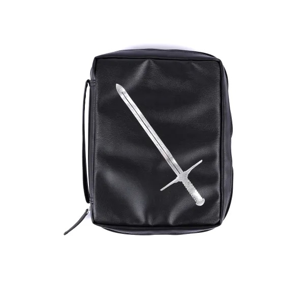 Bible Cover Sword of the Spirit Imitation Leather Large