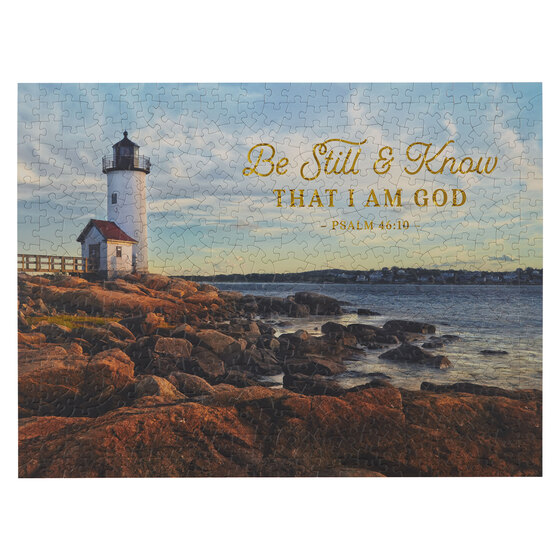 Be Still And Know 500-Piece Jigsaw Puzzle - Psalm 46:10