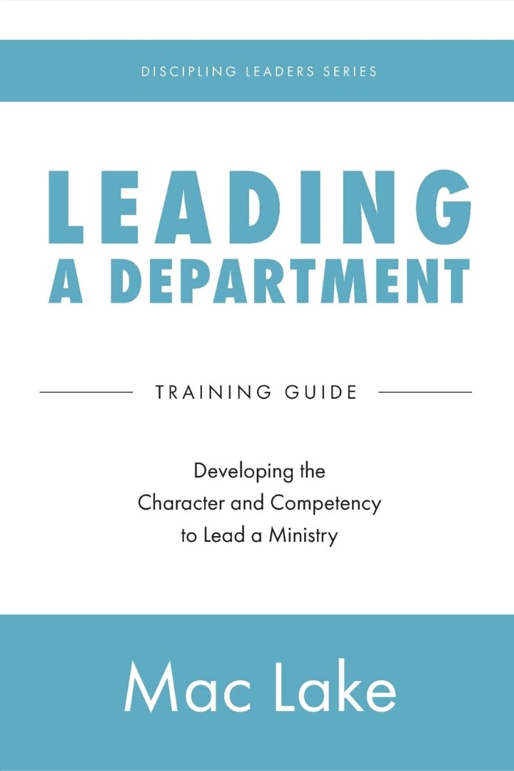 Leading a Department