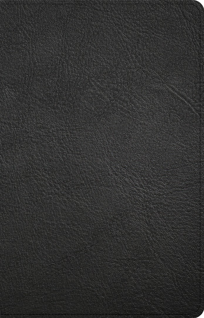 CSB Thinline Bible, Anglicised Edition, Black Leather