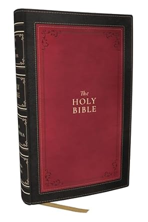 1611 KJV With Apocrypha, Black Leathersoft