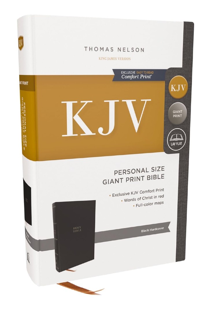 KJV Holy Bible: Personal Size Giant Print, Hardcover