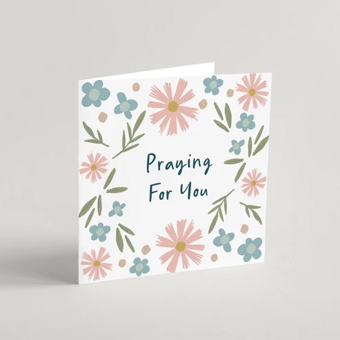 Praying For You Greeting Card & Envelope