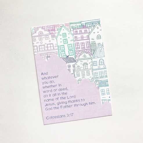 In The Name Of The Lord Mini Sharing Card