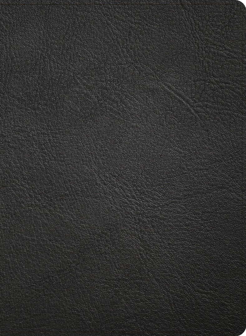 NASB Study Bible, Black Genuine Leather, Indexed