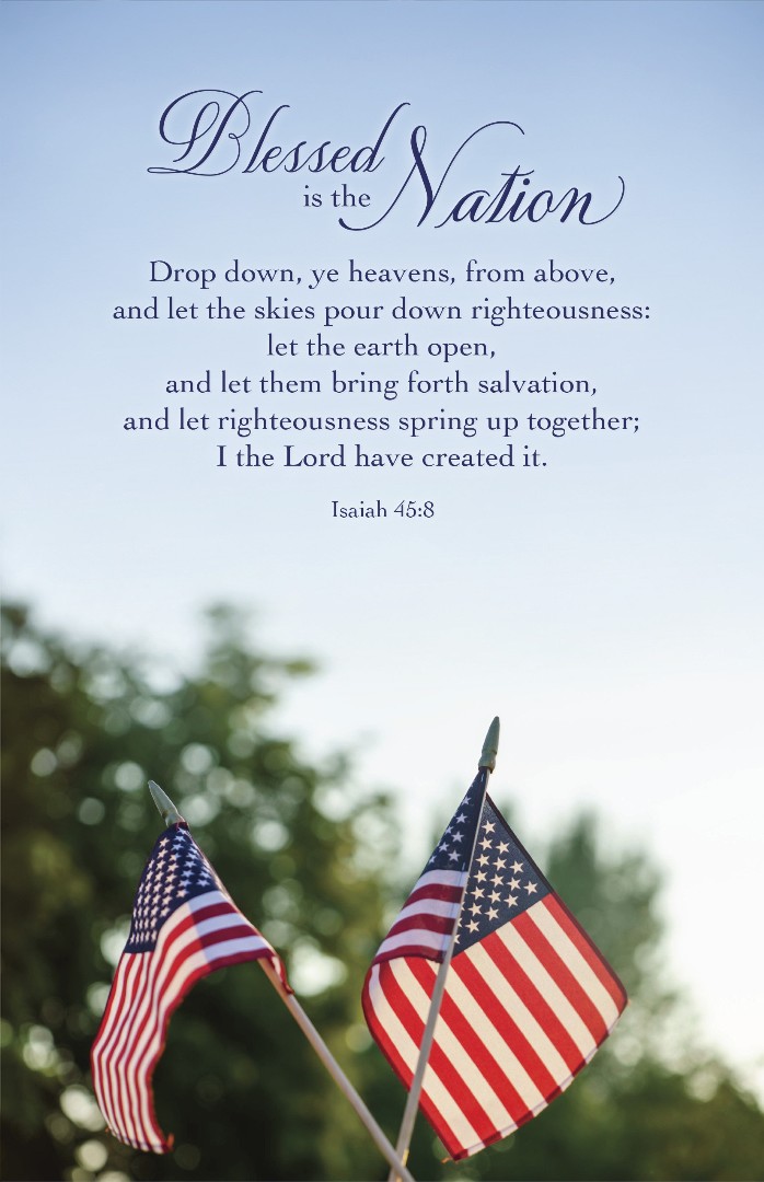 Patriotic Bulletin: Created It (Pack of 100)