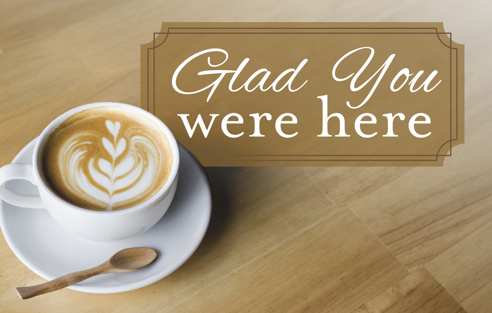 Outreach Postcard: Glad You Were Here (Pack of 25)