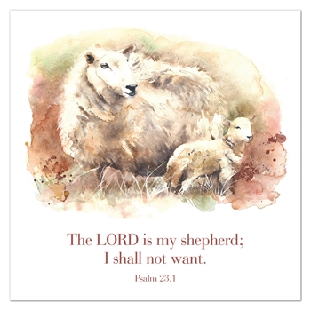 The Lord is My Shepherd Greeting Cards (pack of 6)