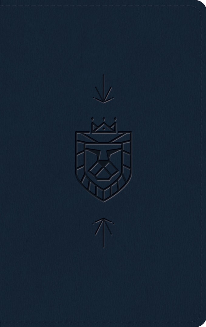 ESV Holy Bible for Kids, Dark Blue, Lion Of Judah Design