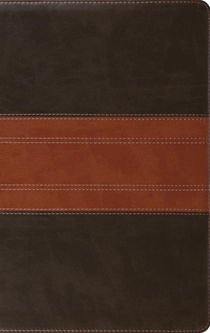 ESV Giant Print Personal Size Bible, Forest/Tan