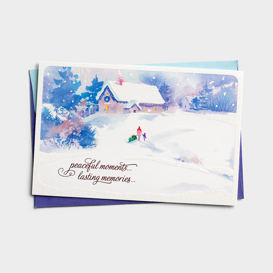 Christmas Card Box - Peaceful Moments (18 Cards)
