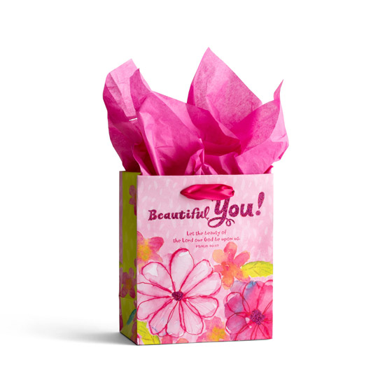 Beautiful You - Small Gift Bag With Tissue