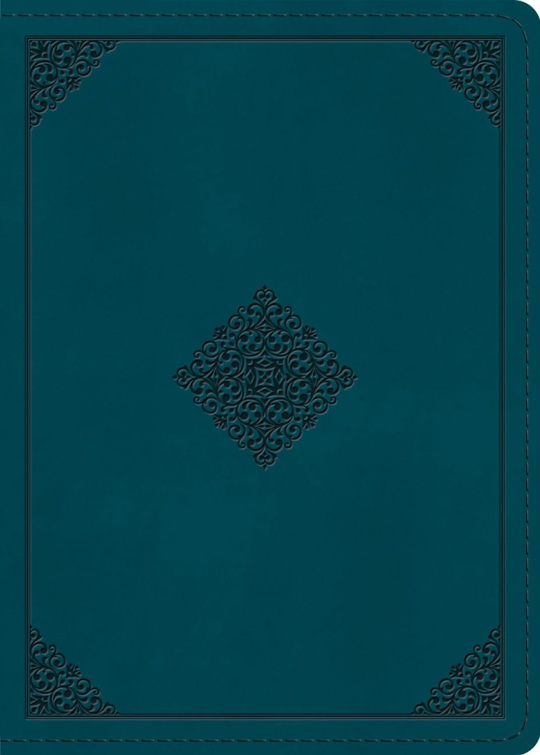 ESV Large Print Personal Size Bible, Red Letter, Teal