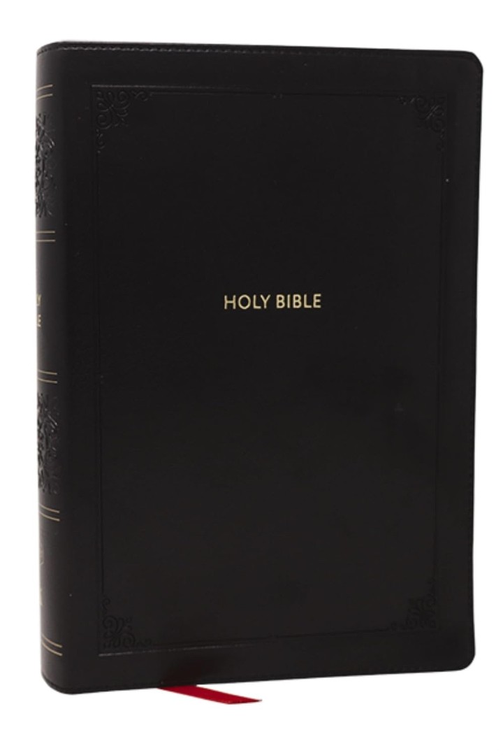NKJV Giant Print End-Of-Verse Reference Bible, Black