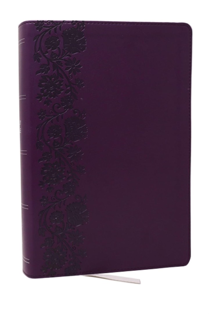 KJV Giant Print End-Of-Verse Reference Bible, Purple