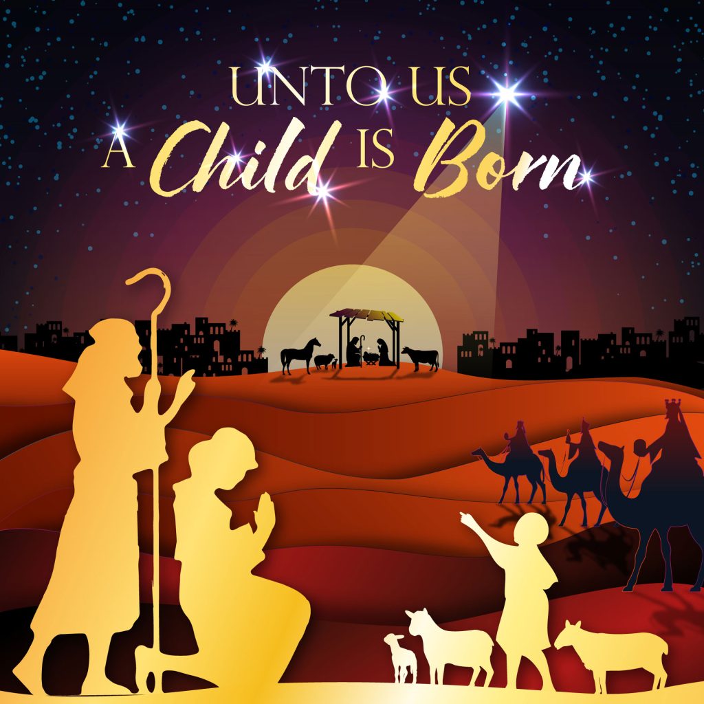 Jesus Is Born Christmas Cards