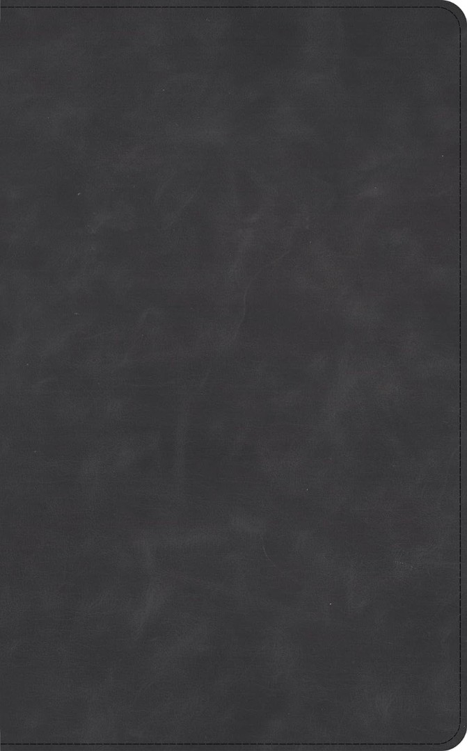 CSB Single-Column Wide-Margin Bible, Slate Calfskin