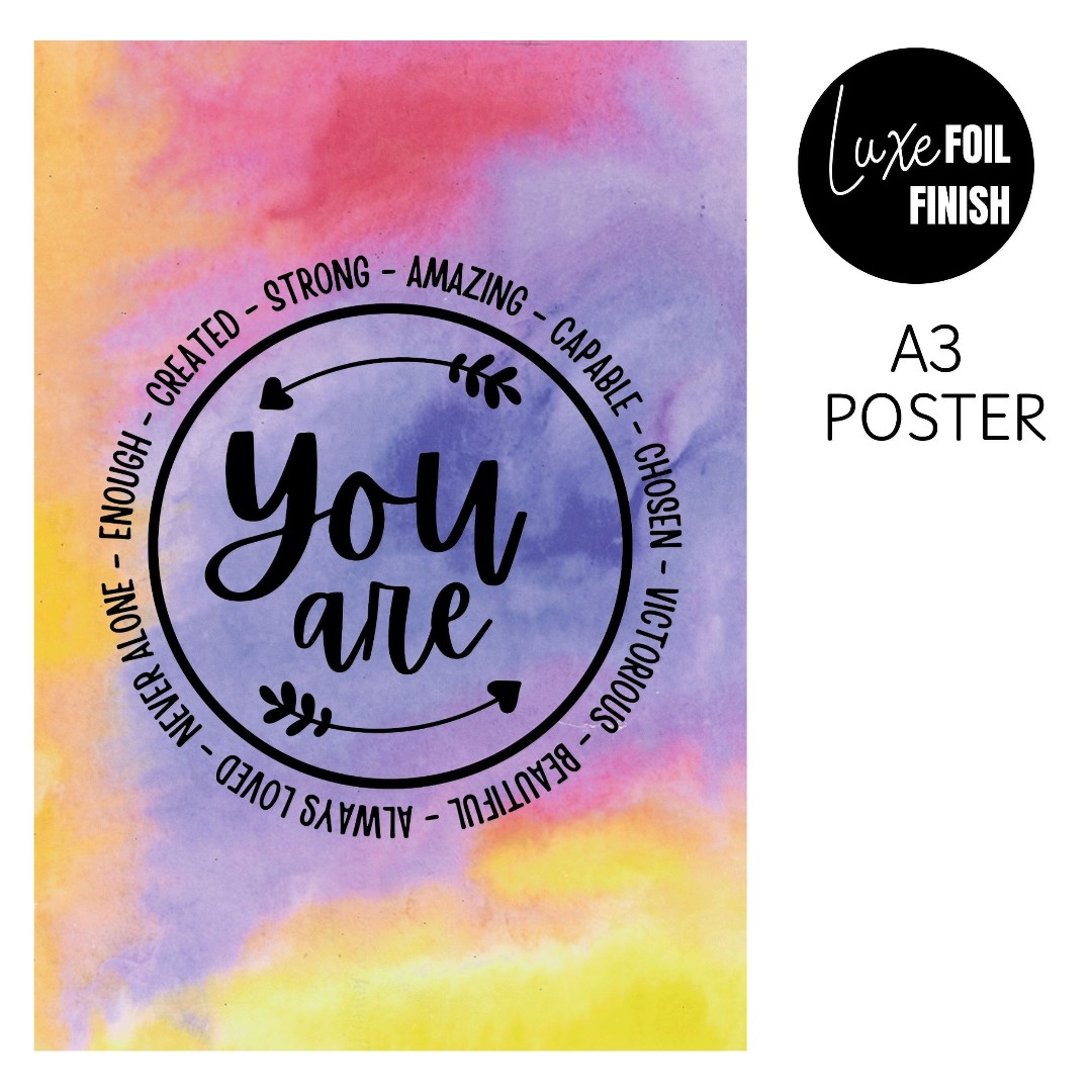 You Are A3 Poster