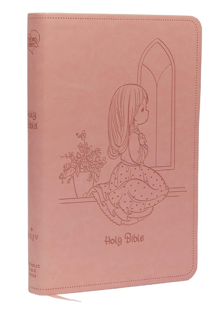 NRSVCE, Precious Moments Bible, Pink, Leathersoft