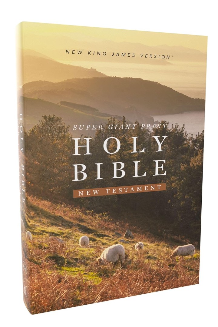 NKJV Super Giant Print New Testament, Softcover, Red Letter