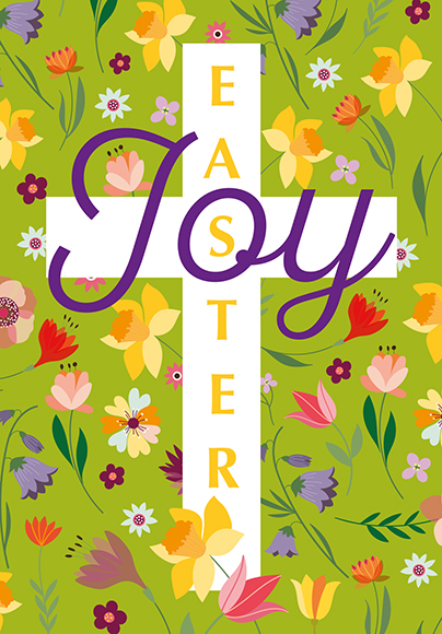 Compassion Charity Easter Cards - Easter Joy/Cross