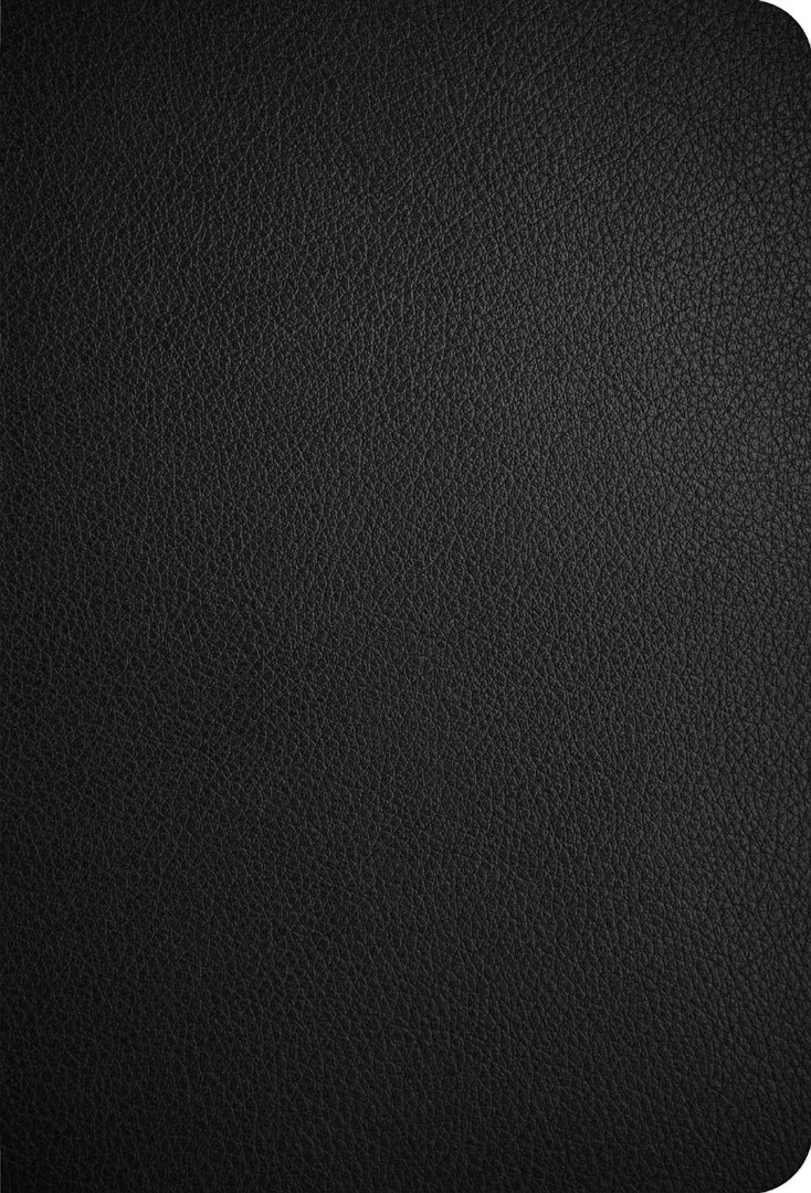 CSB Large Print Compact Reference Bible, Black Leather