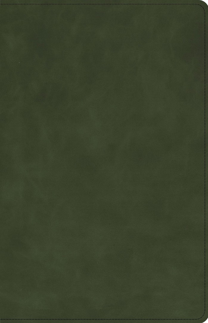 CSB Large Print Personal Size Reference Bible, Olive