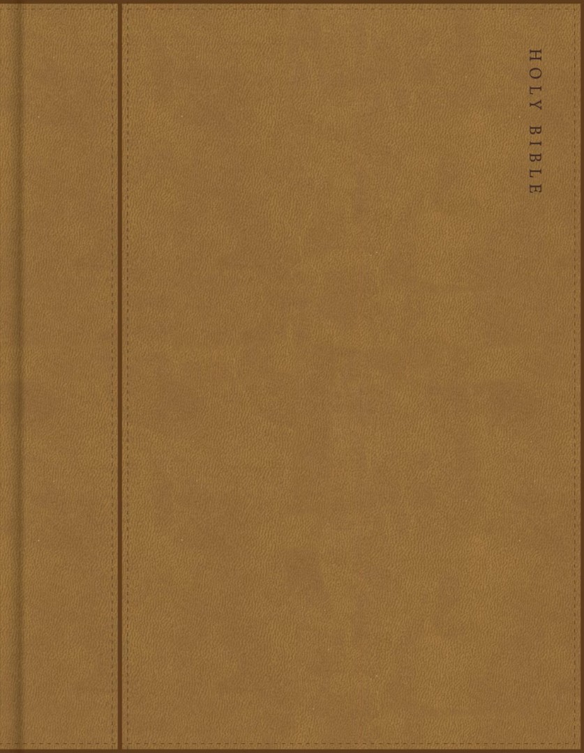 KJV Notetaking Bible, Camel Suedesoft LeatherTouch