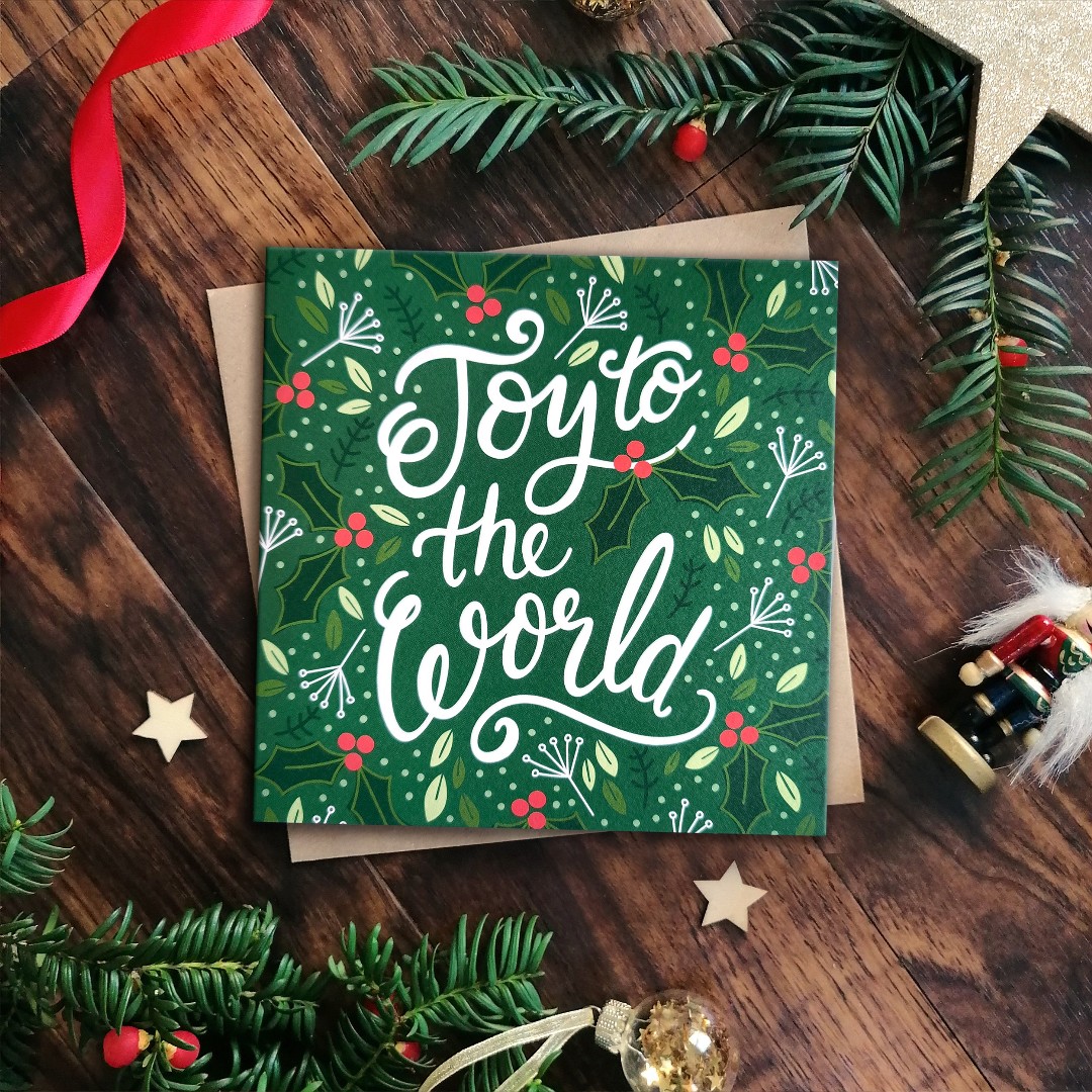Joy To The World - Christmas Card