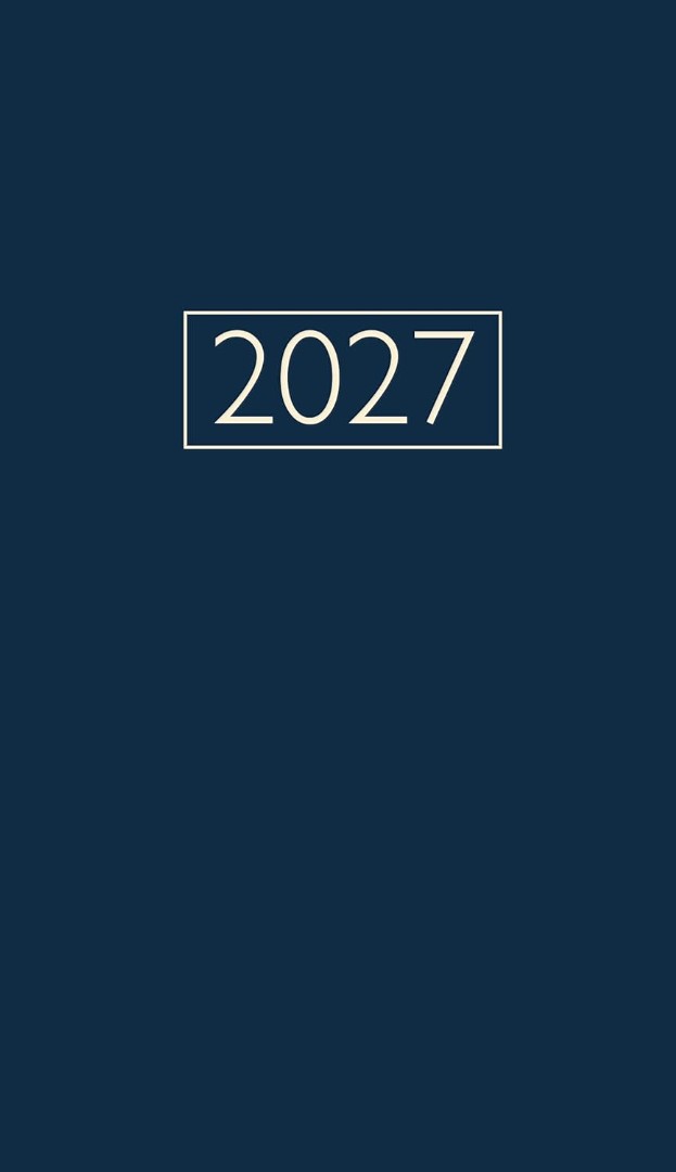 Church Pocket Book Diary with Lectionary 2027, Navy