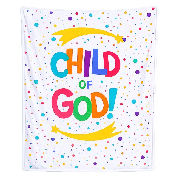 Children's Throw Blanket - Child of God 50"x60"
