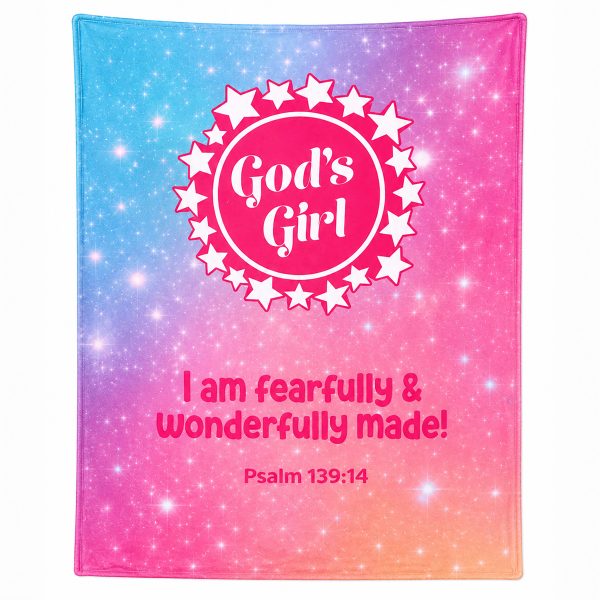 Children's Throw Blanket - God's Girl 50"x60"