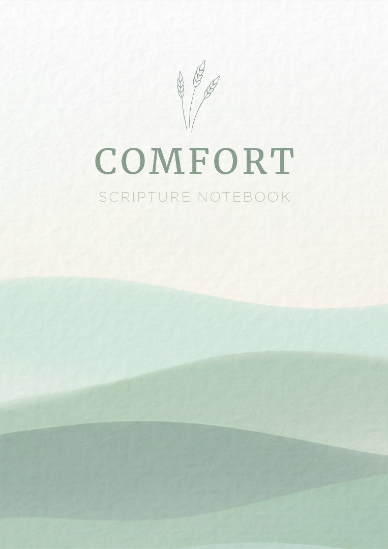 NLT Scripture Notebook Comfort