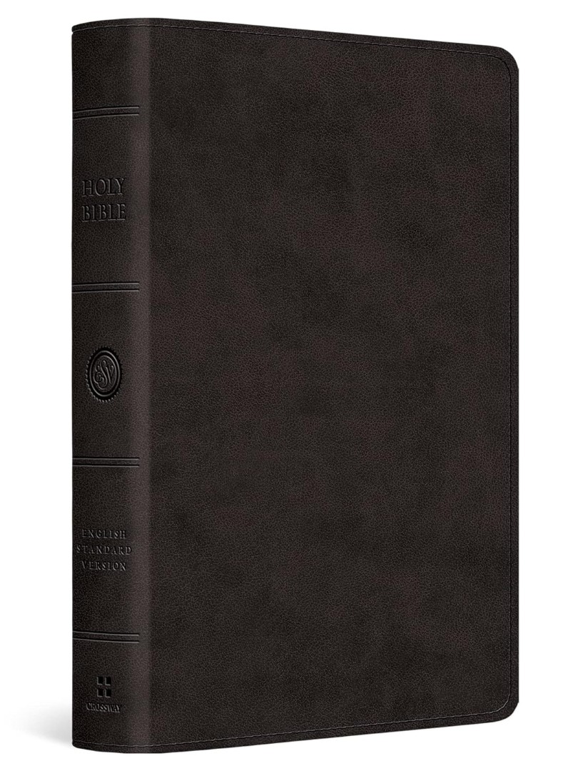 ESV Large Print Bible, Trutone, Black