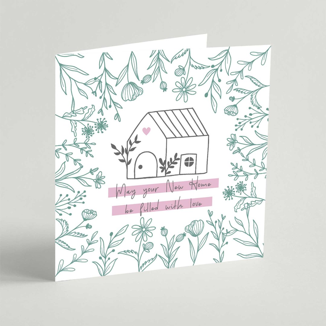 May Your New Home Be Filled With Love Square Card