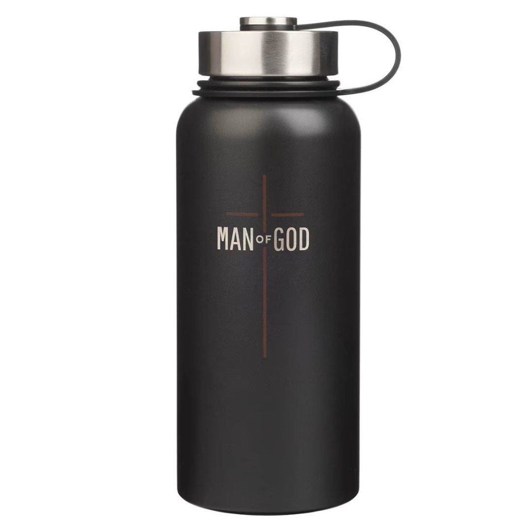 Man of God Stainless Steel Water Bottle