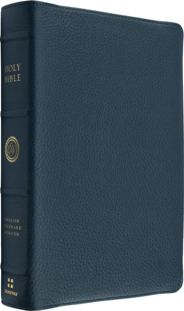 ESV Heirloom Bible, Scriptura Sacra, Blue Calfskin
